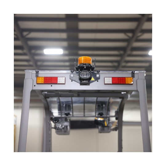 Jungheinrich EFG BC 330 counterbalance truck: Combi lights, strobe light, blue Floor-Spot