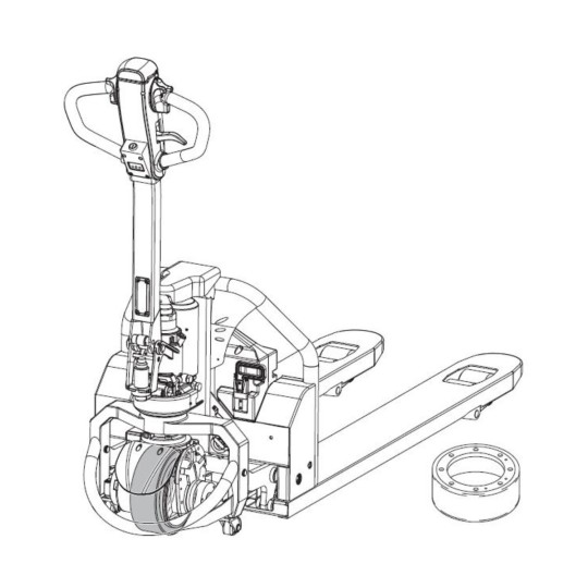 Ameise PTE 1.3 - replace drive wheel