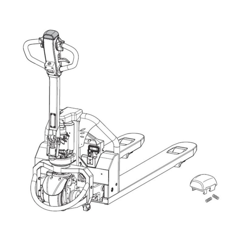 Ameise PTE 1.3 - replace push button, technical drawing