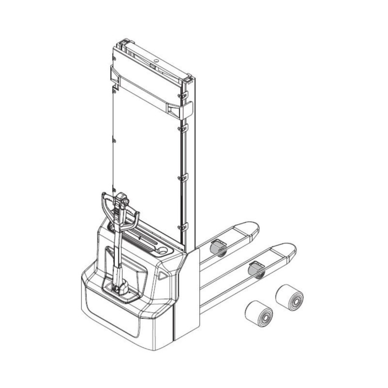 Jungheinrich AMC 12 - replace load wheels