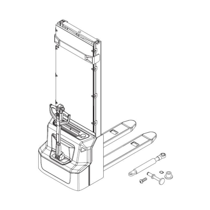 Jungheinrich AMC 12 / 12z - replace gas spring